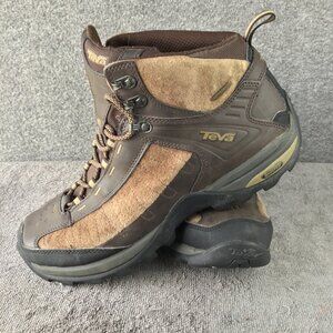 Teva Mens Shocpad Waterproof Hiking Boots Brown Size 11 EUC